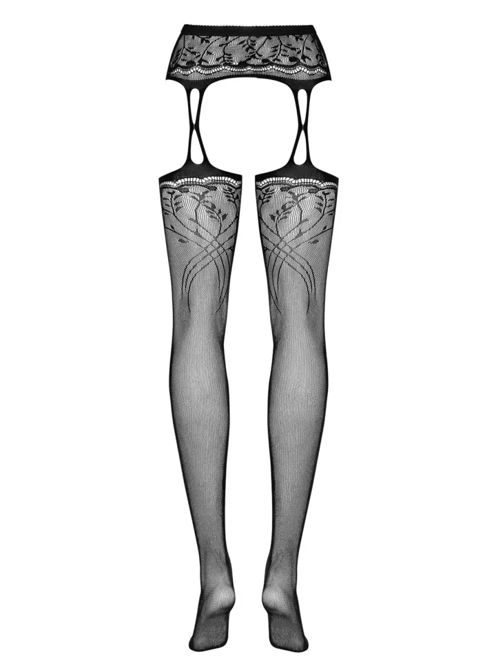 Obsessive S206 back garter stockings packshot
