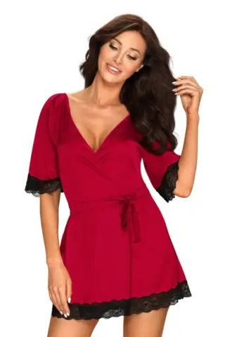 Obsessive Lingerie: Sensuelia elegante vestaglia rossa