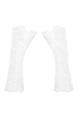 Obsessive Lingerie: Heavenlly sexy guanti in pizzo bianco