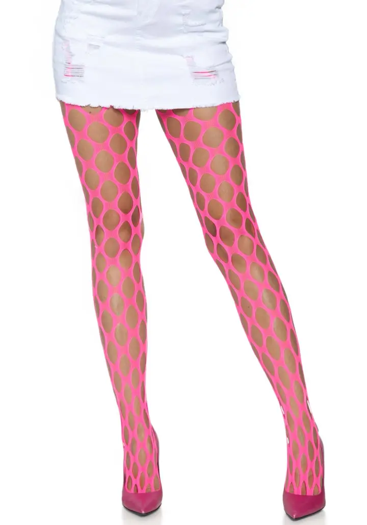 Leg Avenue: collant traforati in 4 vivaci colori – foto 2