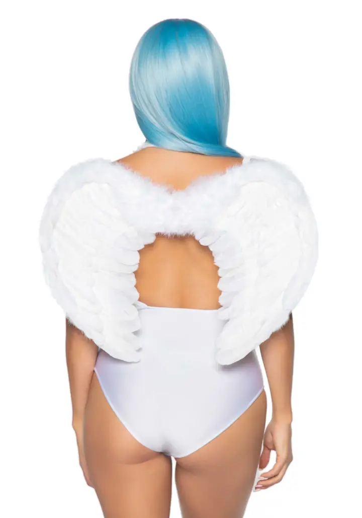 Leg Avenue: ali da angelo in piuma marabou – foto 3