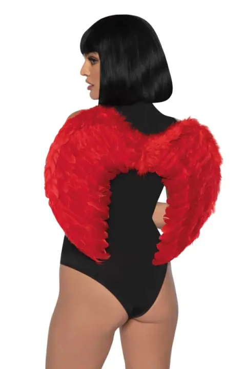 Leg Avenue: ali da diavoletta in piuma marabou