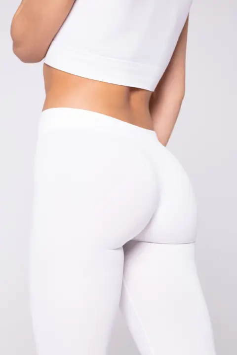 Annes: Leggings in microfibra 3D Nero e Bianco