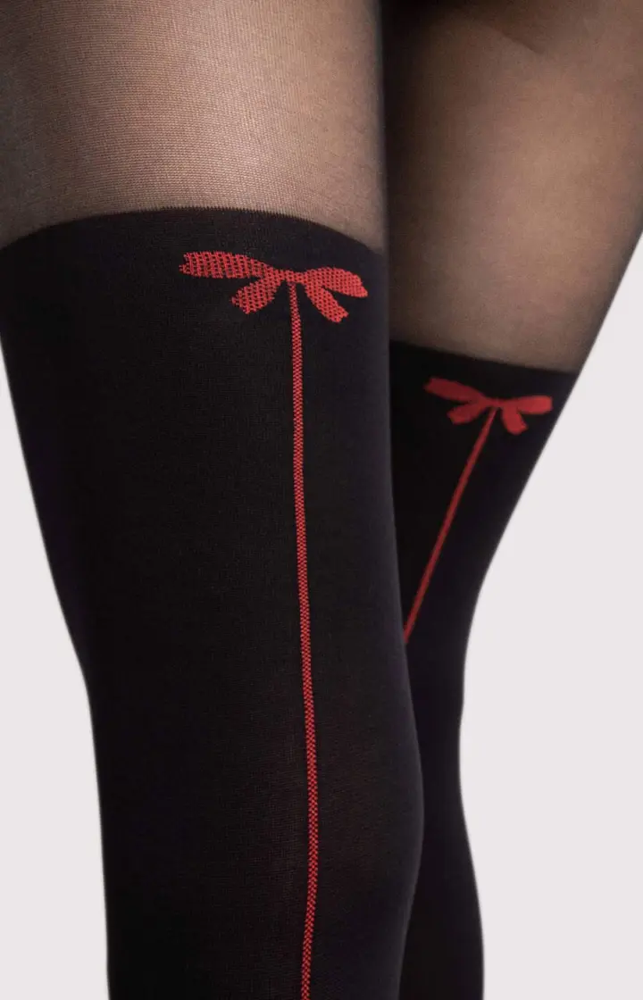 Fiore: Collant Sexy con Effetto Autoreggenti 40 Den – foto 4