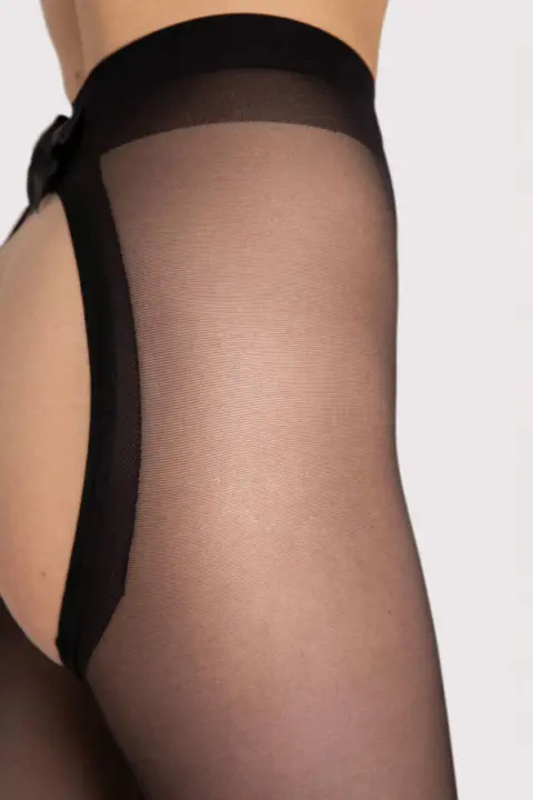 Fiore: Sexy collant aperti con fiocco 20 den Cute Dream