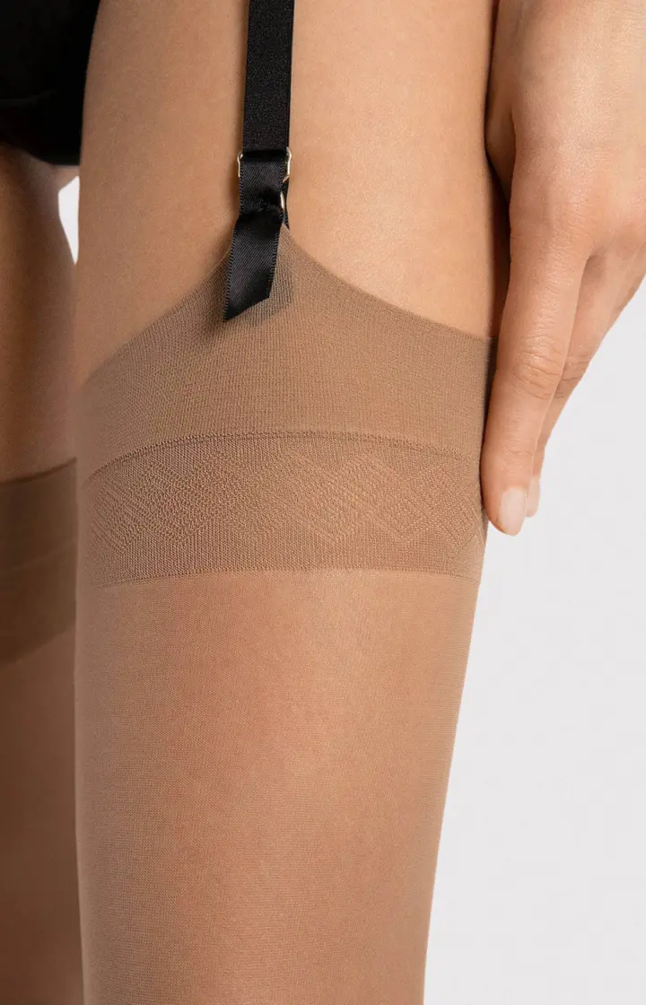 Fiore: Calze da reggicalze 20 denari modello Romance 3 colori – foto 2