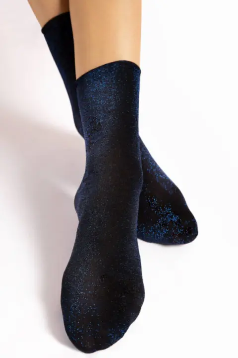 Fiore: Calzini lurex 60 denari 4 colori modello Beste