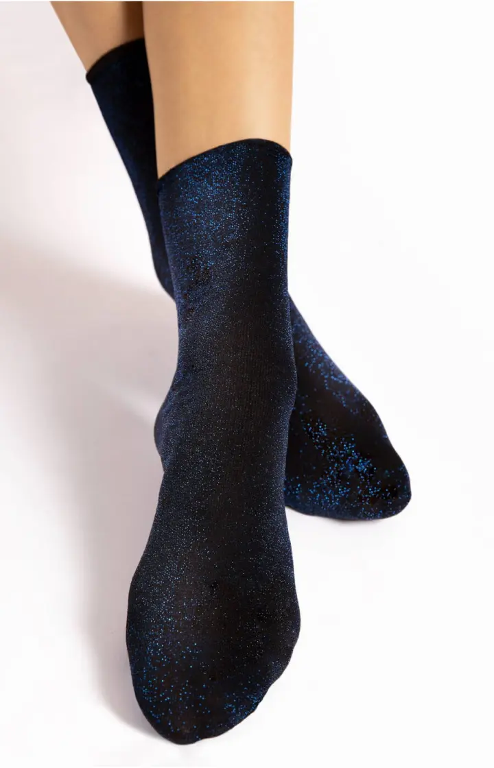 Fiore: Calzini lurex 60 denari 4 colori modello Beste