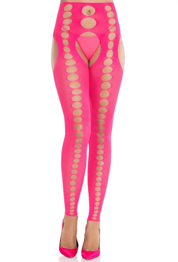 Leg Avenue: collant traforati footless in due colori – foto 6