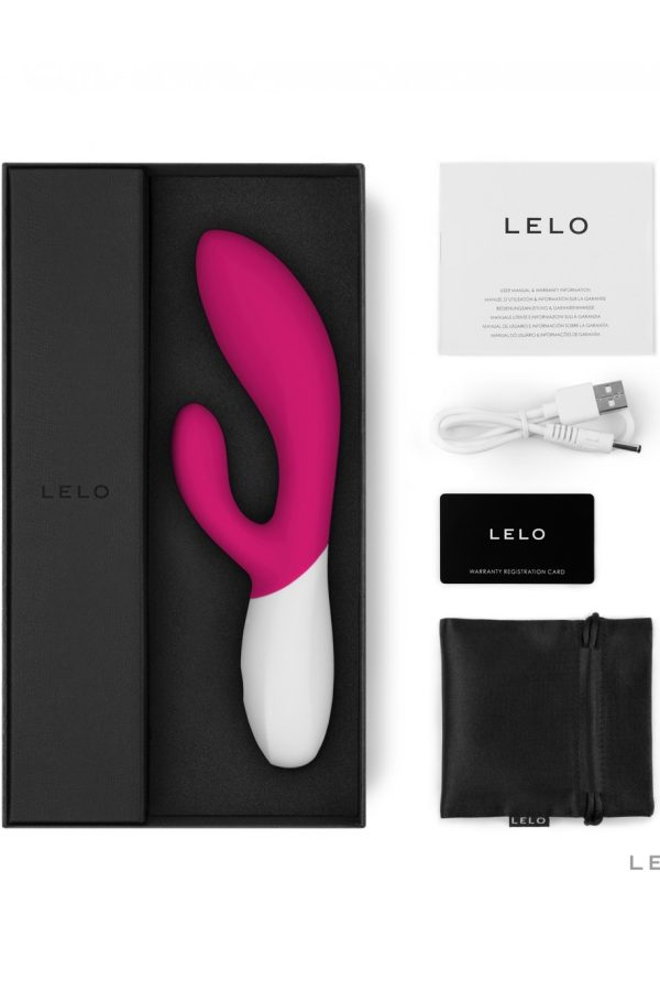 LELO INA Wave 2 – Massaggiatore Doppia Stimolazione Ciliegia