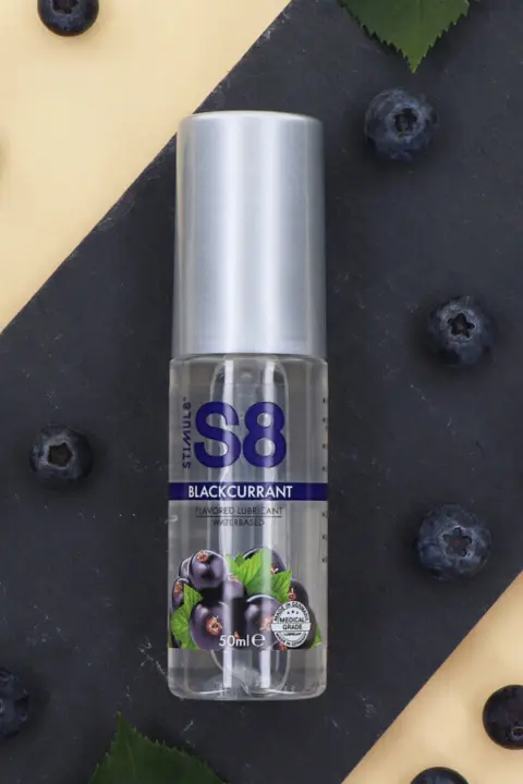 Lubrificante S8 50 ml – A Base d’Acqua, Commestibile 6 Gusti