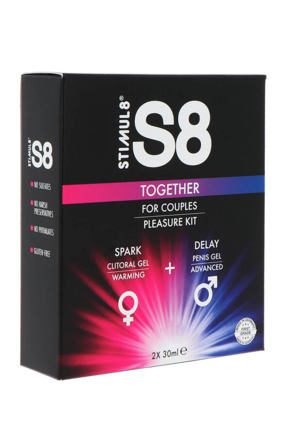 S8 Together Couple Kit – Set Stimolante per Lei e Gel per Lui
