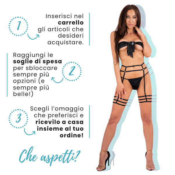 Lingerie torino-Scegli il tuo omaggio, in regalo per te insieme ai tuoi acquisti!