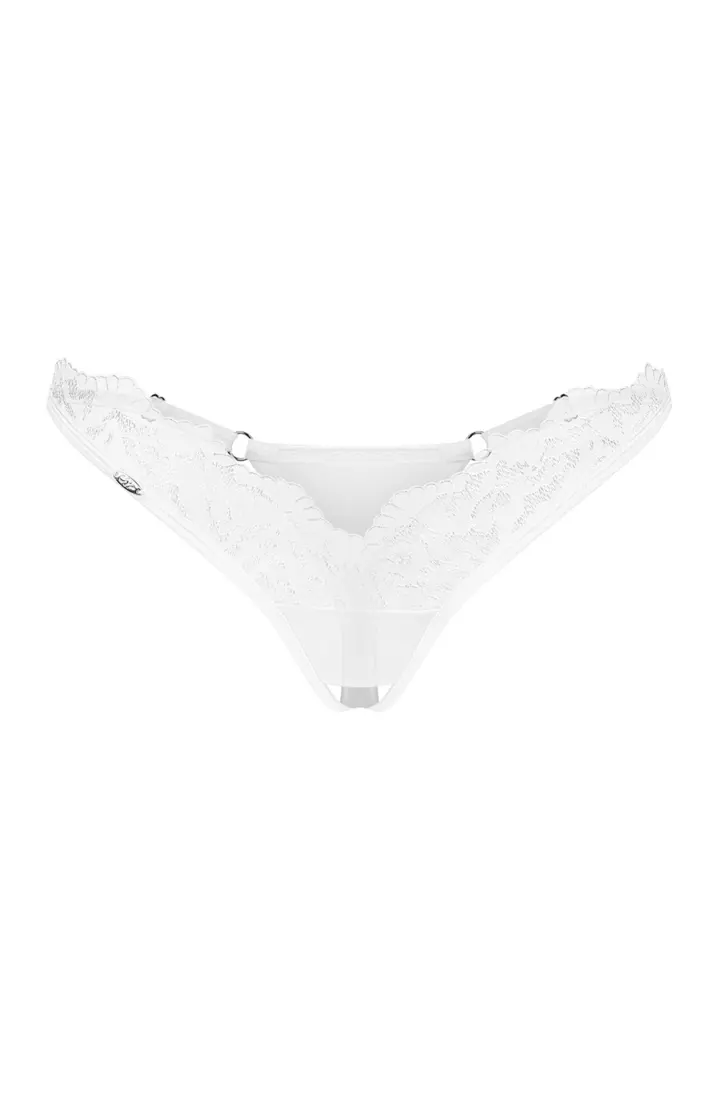 Obsessive: Arrowel White perizoma in pizzo aperto