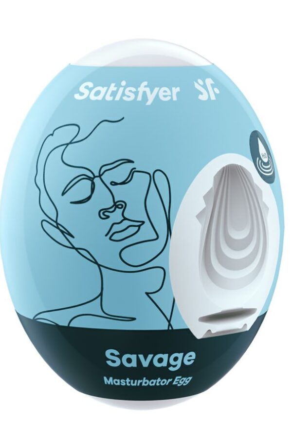 Eggcited Savage - Uovo Massaggiatore Maschile Satisfyer