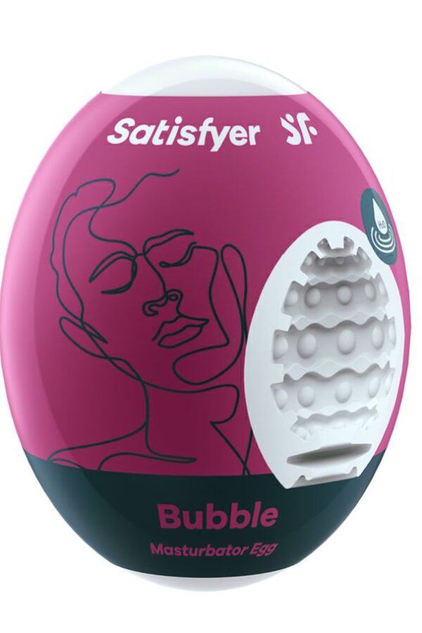 Eggcited Bubble - Uovo Massaggiatore Maschile Satisfyer