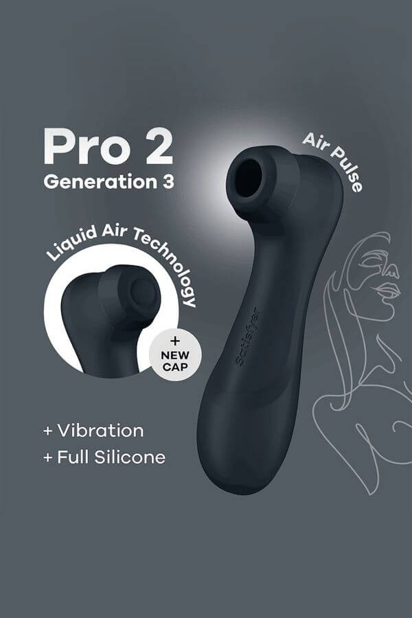Pro 2 Generation 3 - stimolatore a impulsi d'aria e vibrazione Satisfyer
