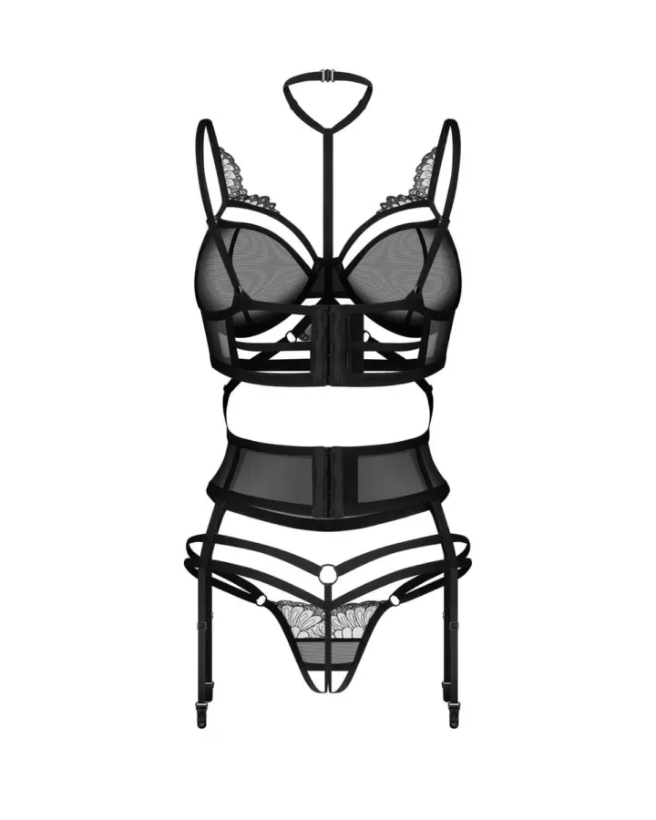Set 3 pezzi nero aperto Premisis – Obsessive premium – foto 6