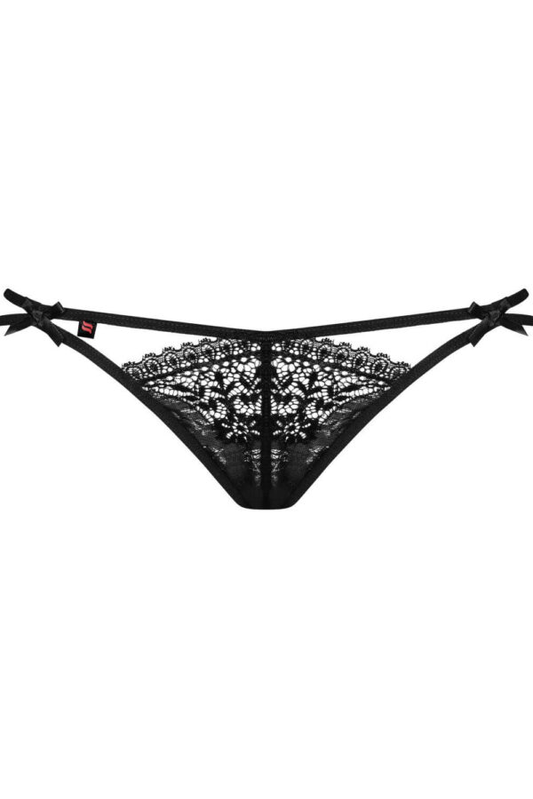 Perizoma doppio Intensa nero Obsessive – elegante e audace