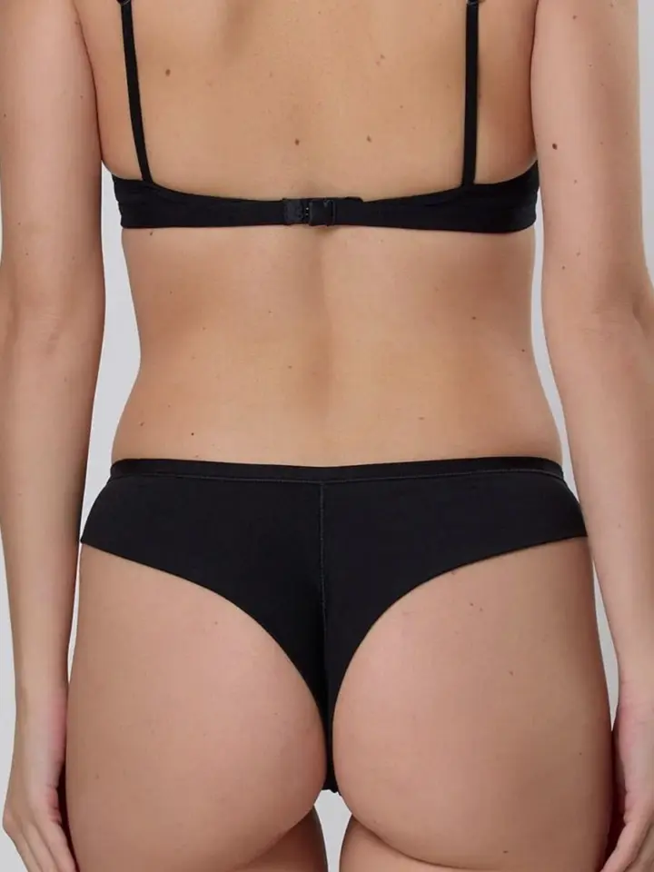 Brasiliana cotone modal con pizzo – Jadea 516 – foto 2
