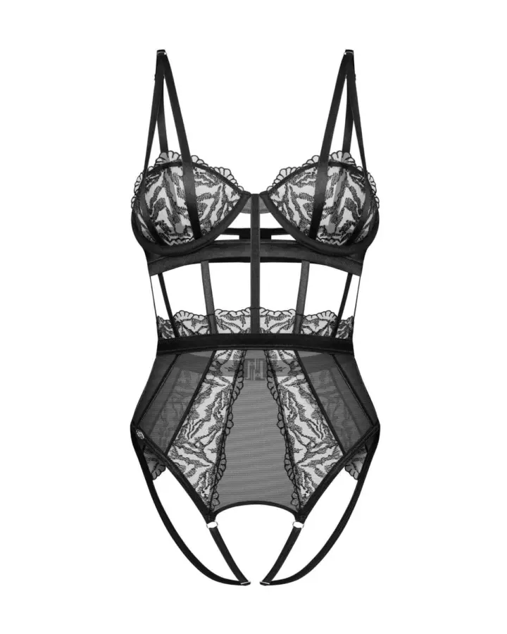Body aperto con coppe push-up – Obsessive Hersis – foto 4