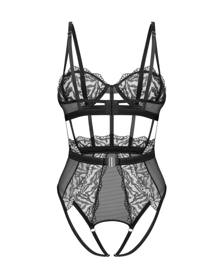 Body aperto con coppe push-up – Obsessive Hersis – foto 9