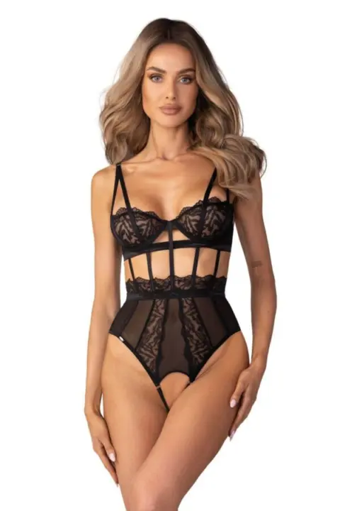 Body aperto con coppe push-up – Obsessive Hersis