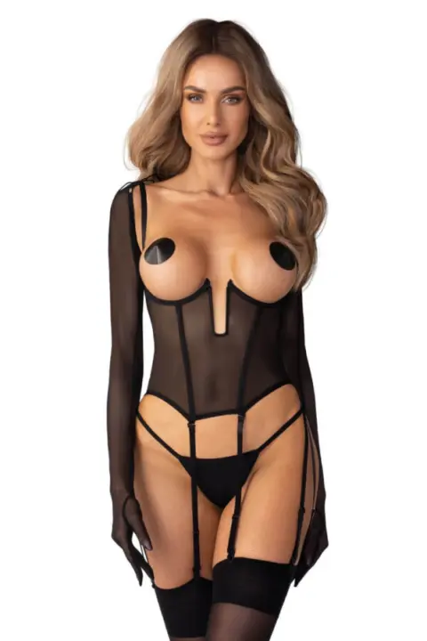 Guanti lunghi in tulle elastico – Obsessive Euphori