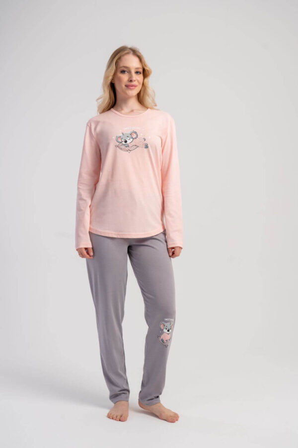 Pigiama rosa con koala Sweet Dreams – Vienetta 100% cotone