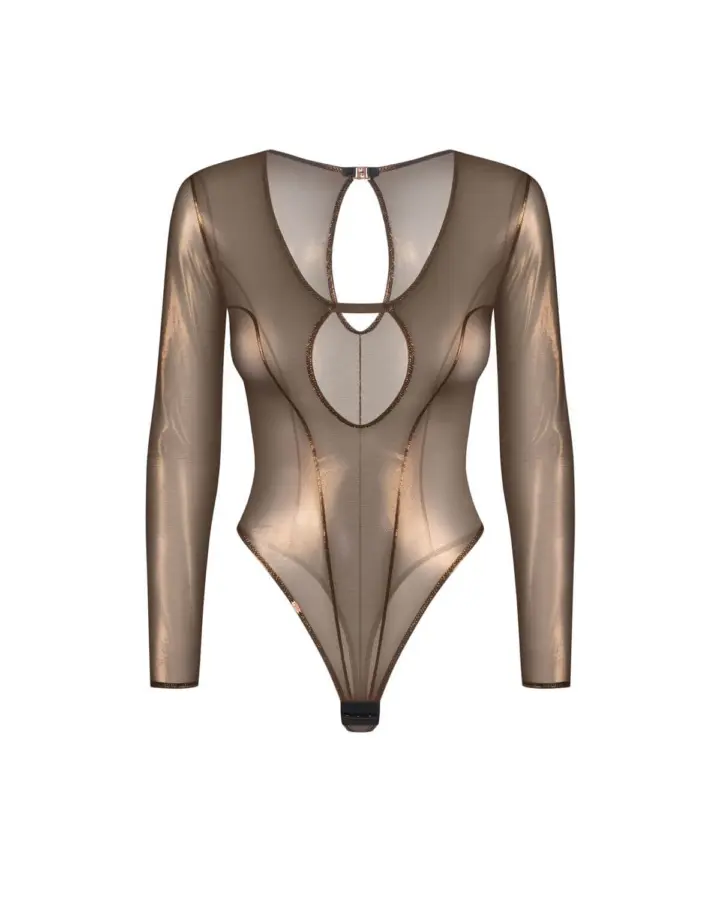 Body Oro in Rete con Maniche Lunghe Soranna Obsessive – foto 2