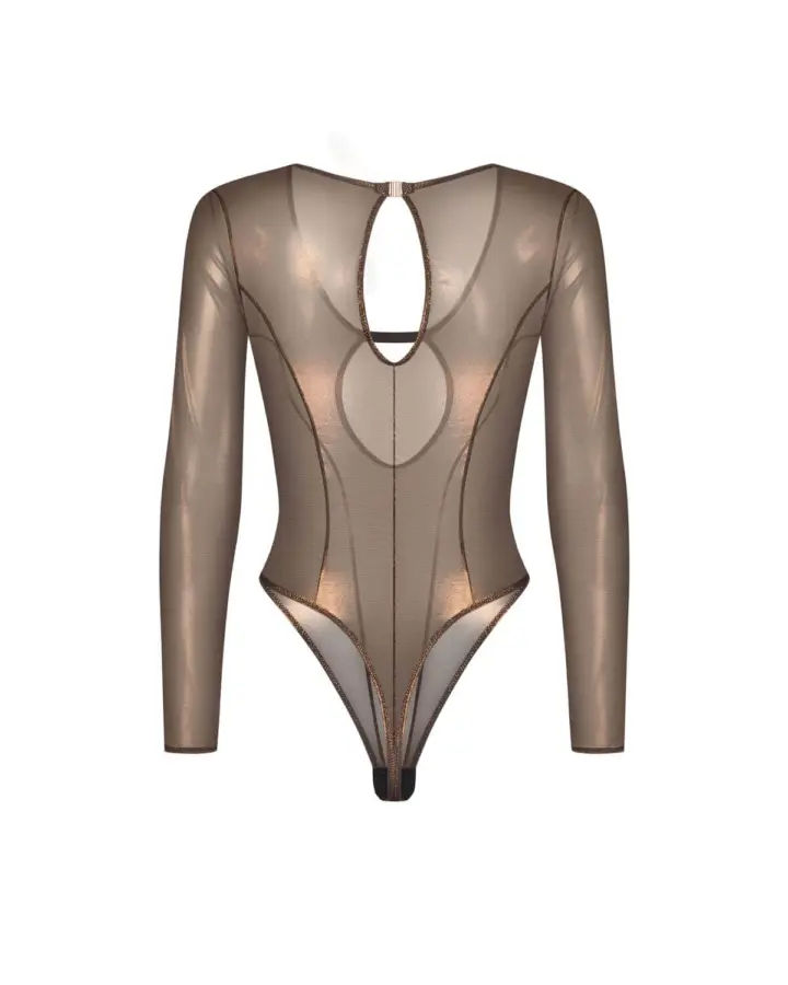 Body Oro in Rete con Maniche Lunghe Soranna Obsessive – foto 7