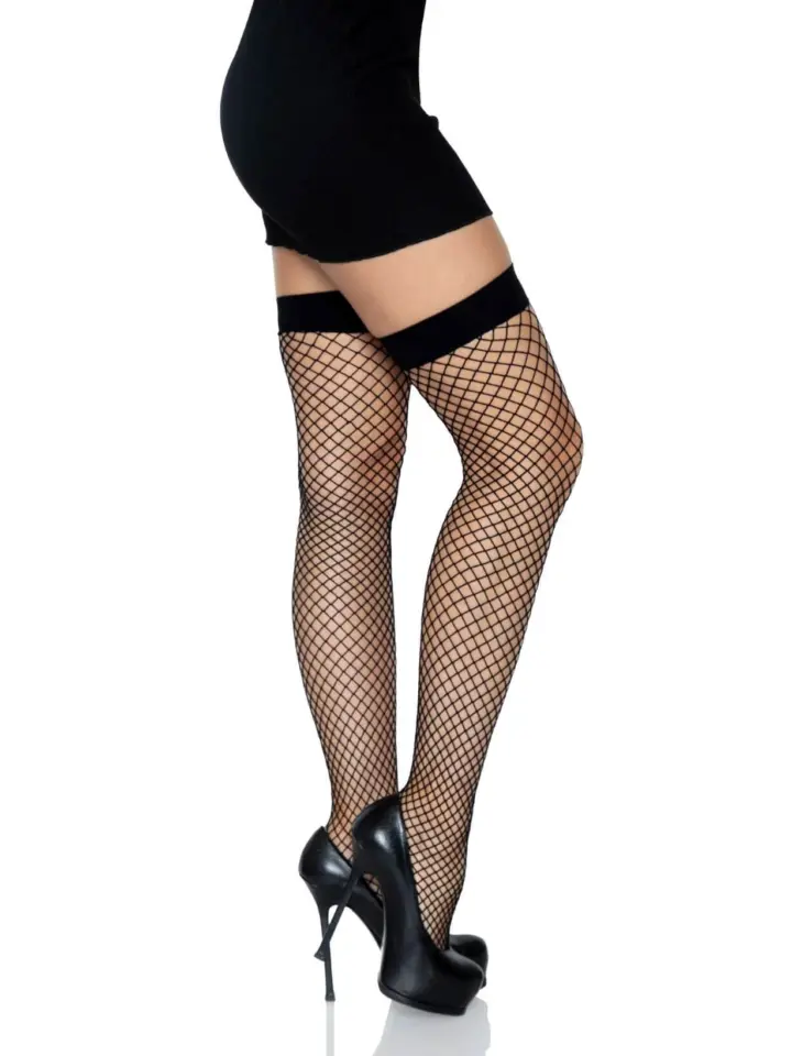 Leg Avenue: sexy calze autoreggenti a rete larga in tre colori – foto 3