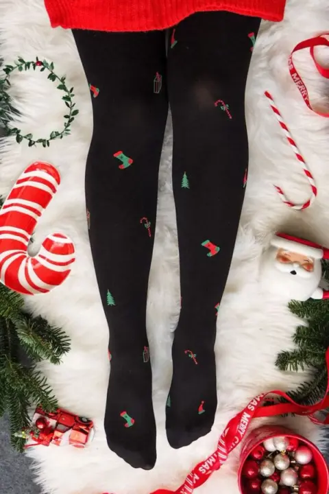 Gabriella calze: Christmas collant natalizi 80 denari