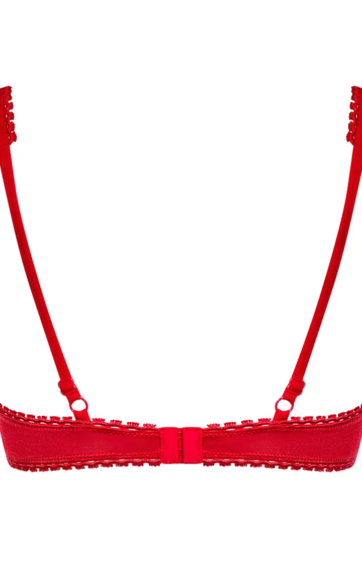 Reggiseno rosso aperto con perla – Obsessive Lovica – foto 5