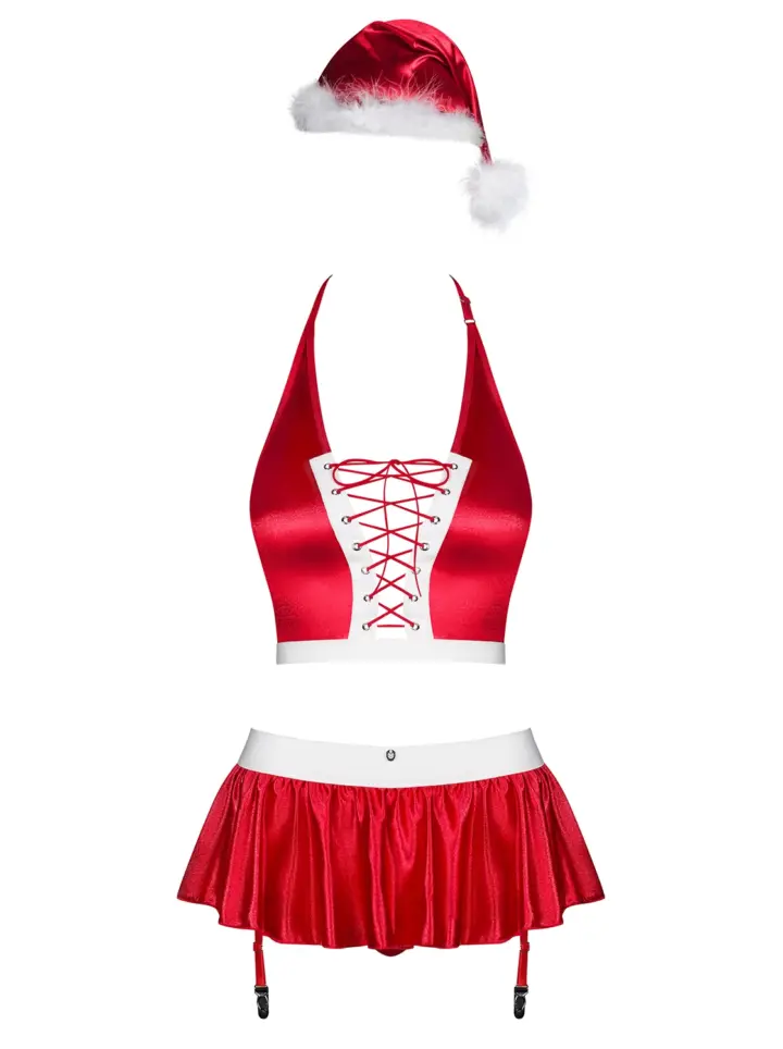 Obsessive Lingerie per Natale: Ms Claus sexy completino natalizio – foto 3