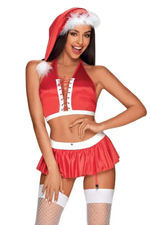 Obsessive Lingerie per Natale: Ms Claus sexy completino natalizio