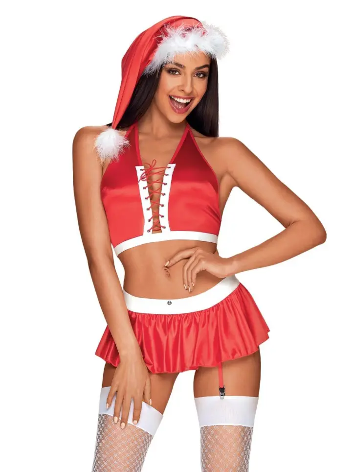 Obsessive Lingerie per Natale: Ms Claus sexy completino natalizio