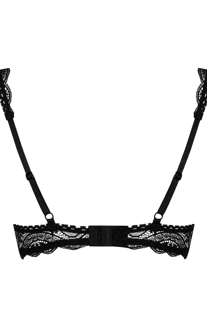 Reggiseno Miamor Obsessive – half-cup in pizzo nero – foto 5