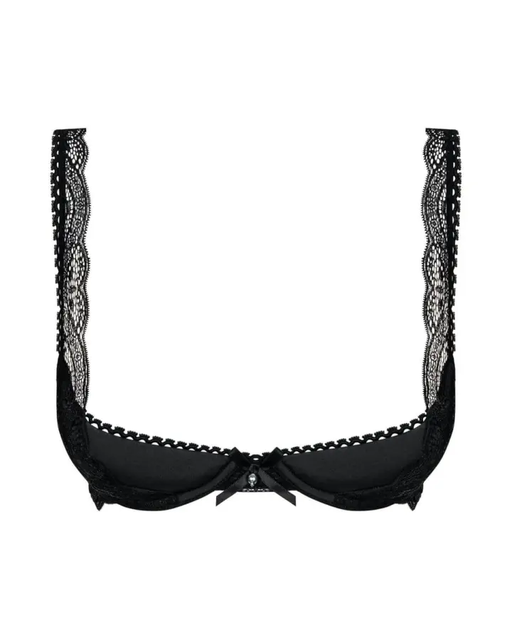 Reggiseno Miamor Obsessive – half-cup in pizzo nero – foto 2