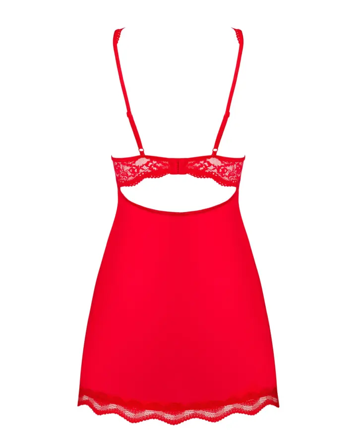 Obsessive Lingerie: Luvae sexy babydoll rosso con perizoma – foto 6