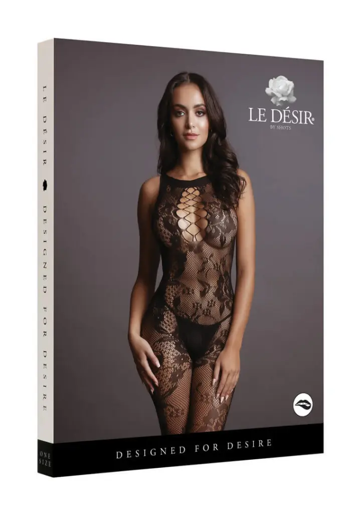 Bodystocking con scollo alto e intrecci – Criss Cross Neck – foto 7