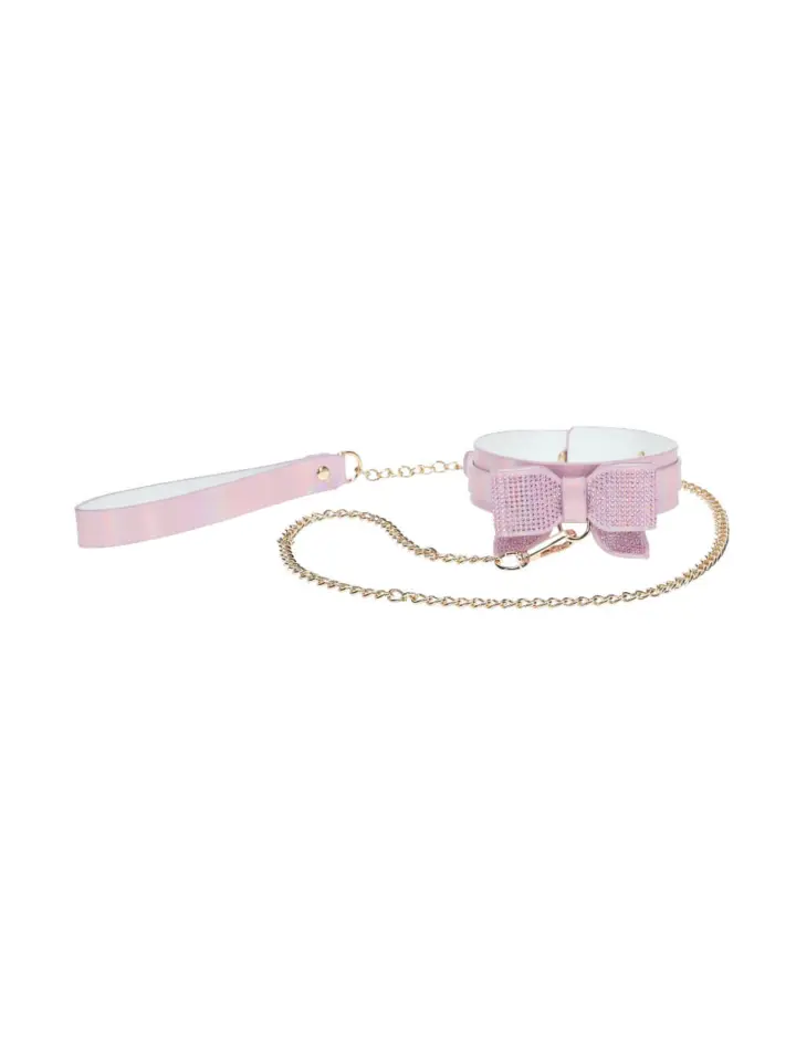 Collare rosa con guinzaglio Paris Collection Ouch! – foto 2