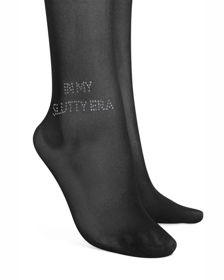Obsessive Norless Era Collant Aperti Scritta In My S***y Era – foto 2