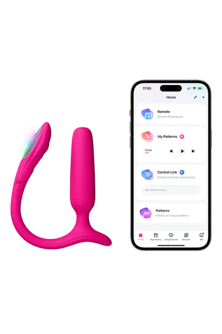 Lovense Lush Anal, plug vibrante indossabile con LED – foto 2