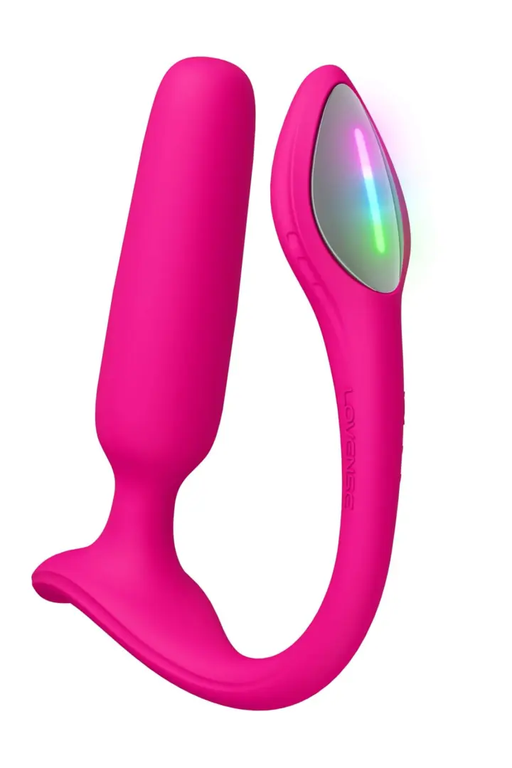 Lovense Lush Anal, plug vibrante indossabile con LED
