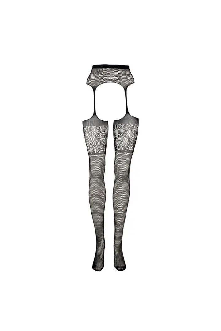 Garter Lace calze Curvy con reggicalze e balza in pizzo – foto 4