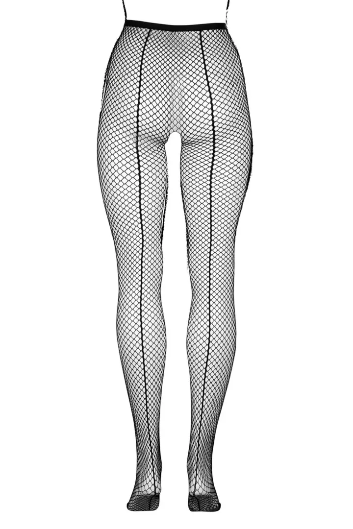 Collant Curvy a rete fine con disegno sagomato – foto 6