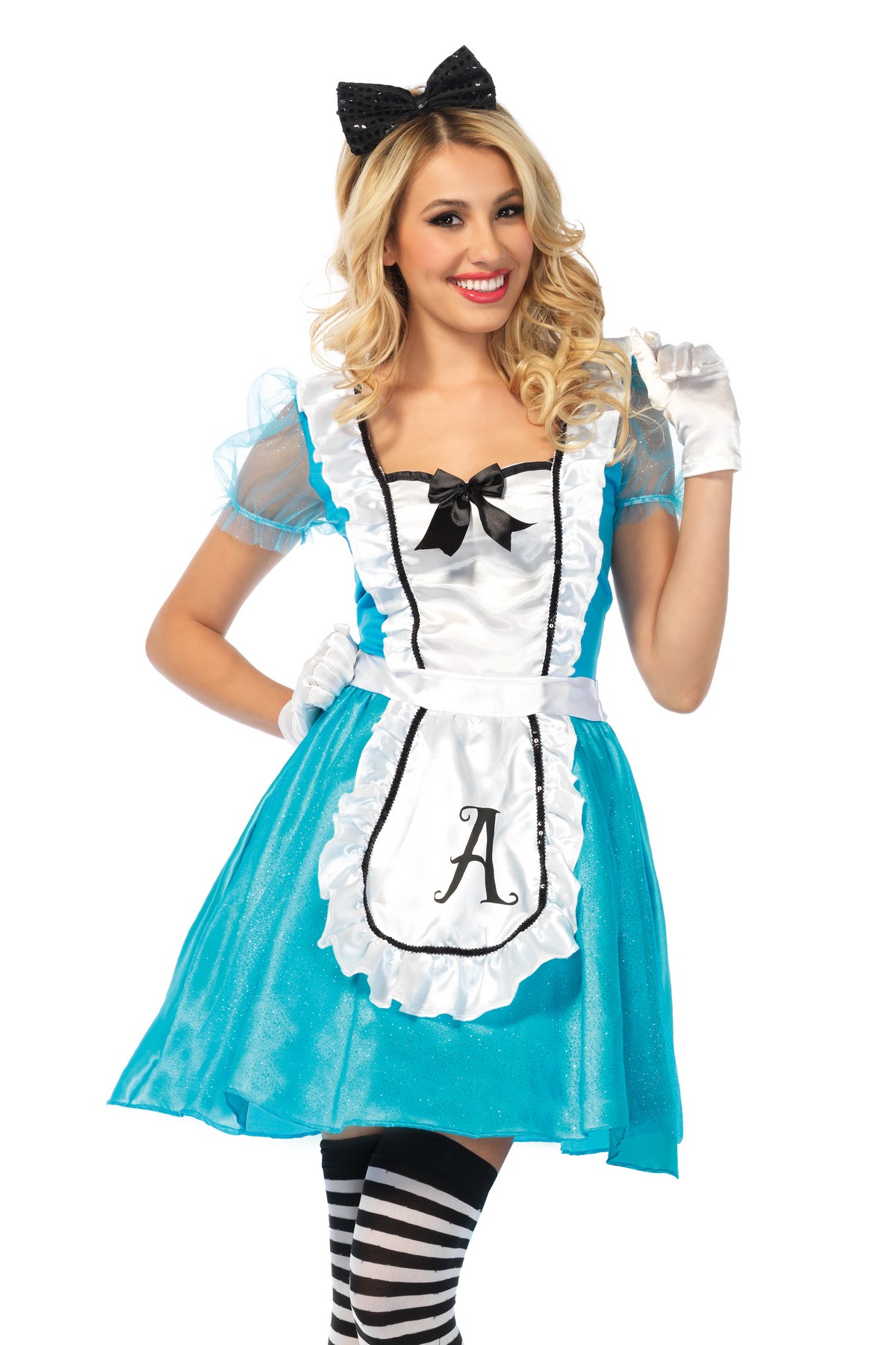 Leg Avenue Classic Alice Costume Blu con Grembiule