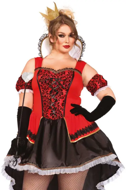 Leg Avenue Royally Sexy Queen Costume Curvy Regina di Cuori