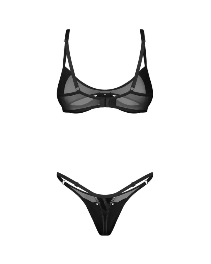 Obsessive Rolleya Completino Nero Cut-Out 2 Pezzi – foto 6